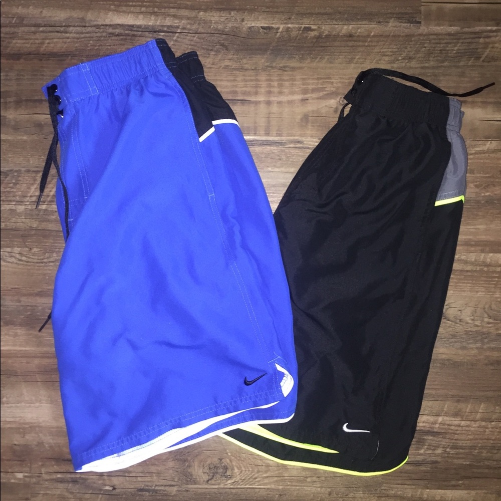 Nike men's swim trunks. 2 for 1